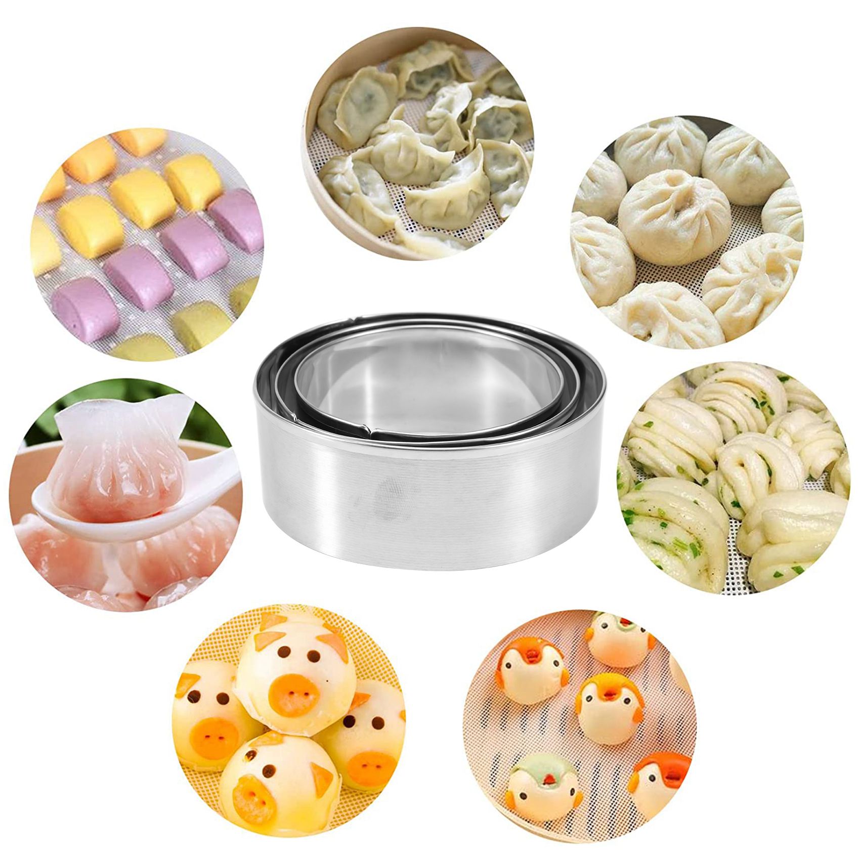 Gyoza Dumpling Maker - FAST-Dumplings Maker 8 Pcs, Press Mold