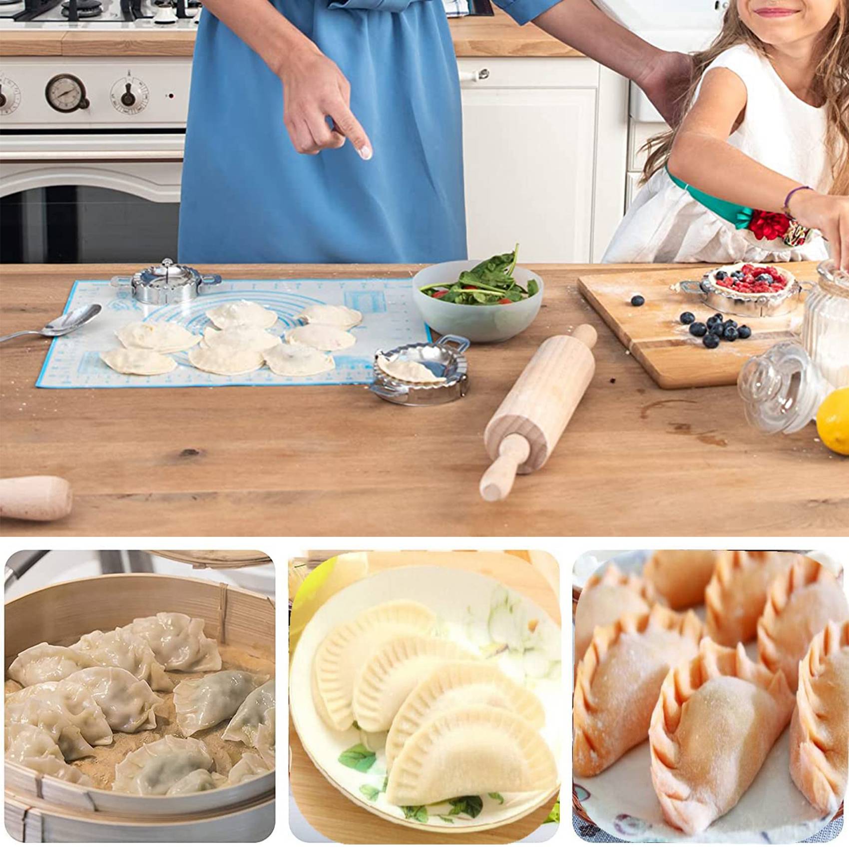 FAST-Dumplings Maker 8 Pcs, Pr - đánh giá và giá Gyoza Dumpling Maker