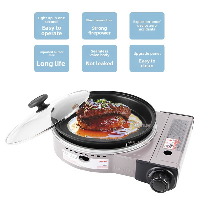 Portable Windproof Gas Stove B - đánh giá và giá Home Cooking Gas