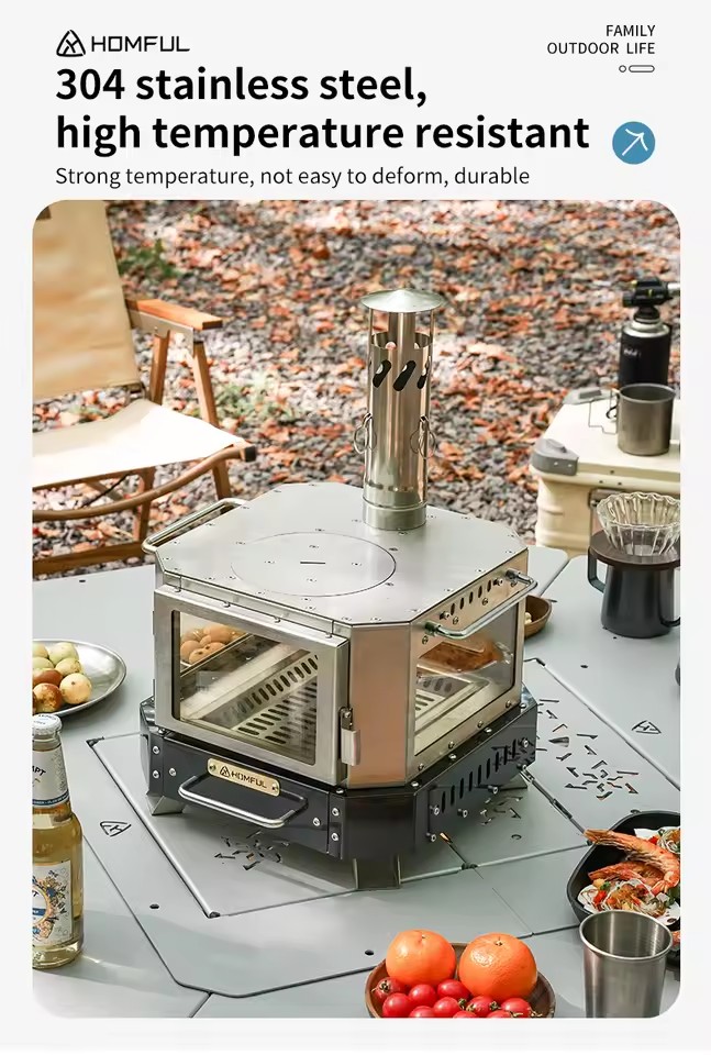 HOMFUL Portable Firewood Stove - đánh giá và giá Home Cooking Cookbook