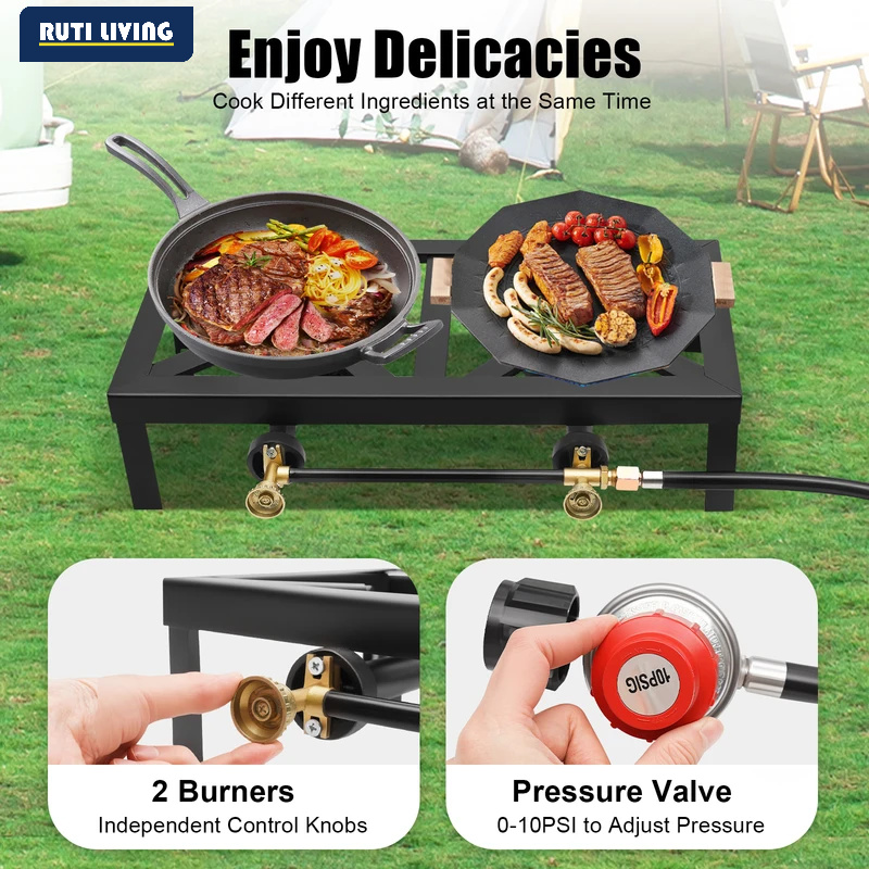 Portable 1/2 Burner Outdoor Ga - đánh giá và giá Home Cooking Gas