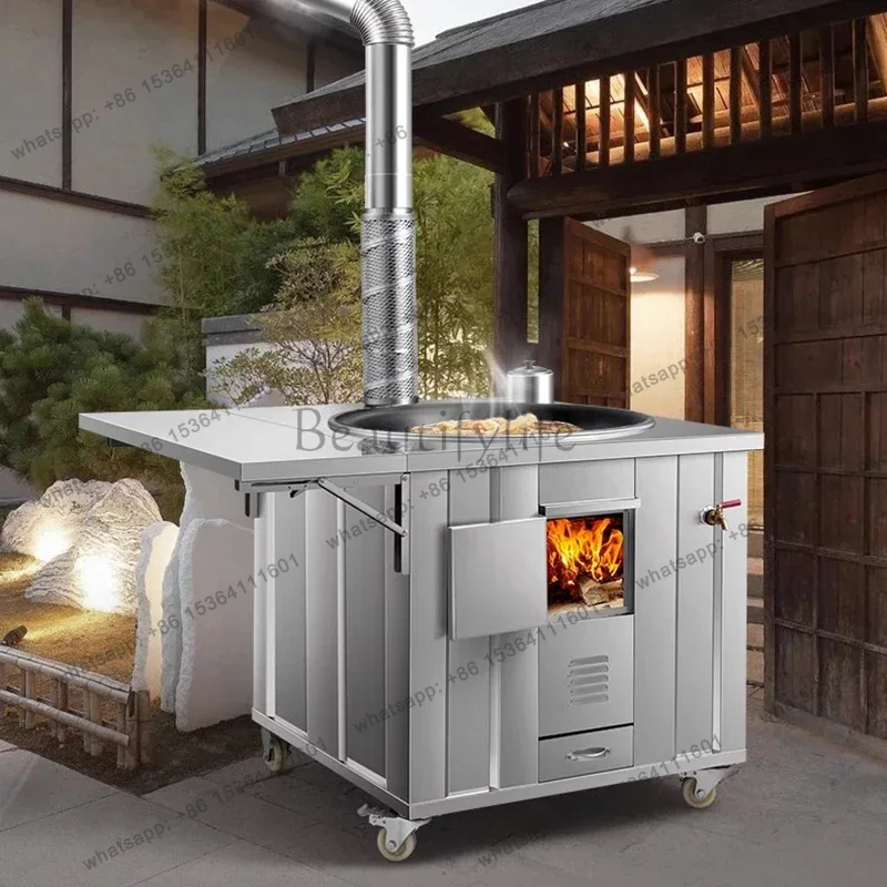 LSStainless Steel Firewood Sto - đánh giá và giá Home Cooking Heater