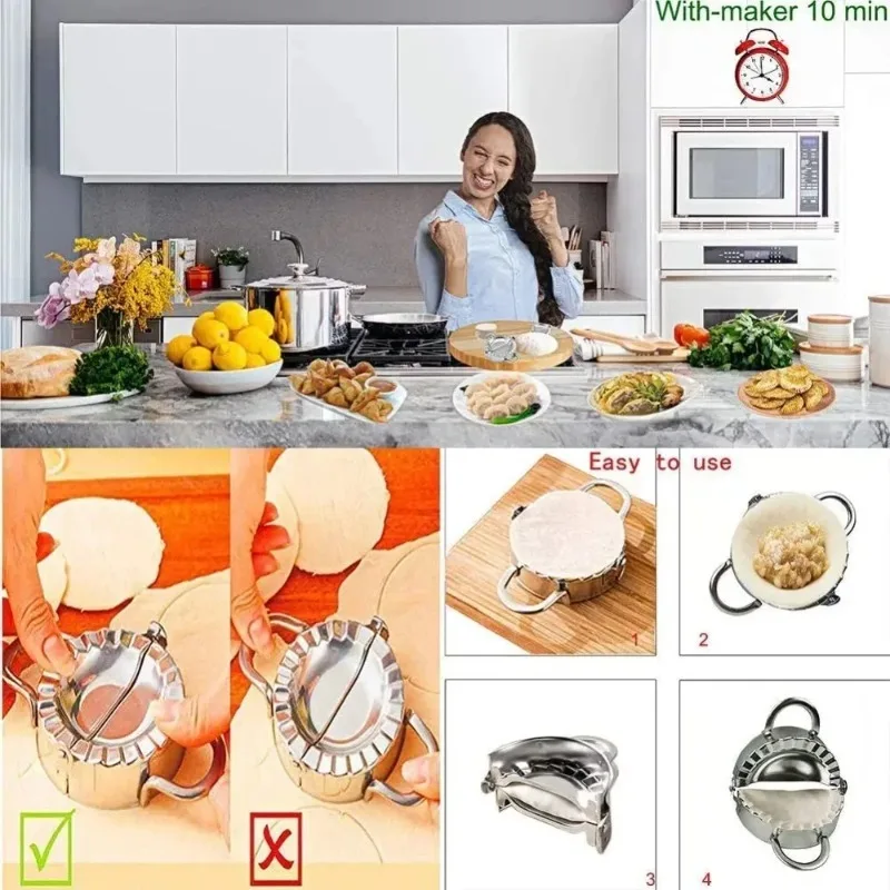 Stainless Steel Dumpling Mold  - đánh giá và giá Gyoza Dumpling Maker