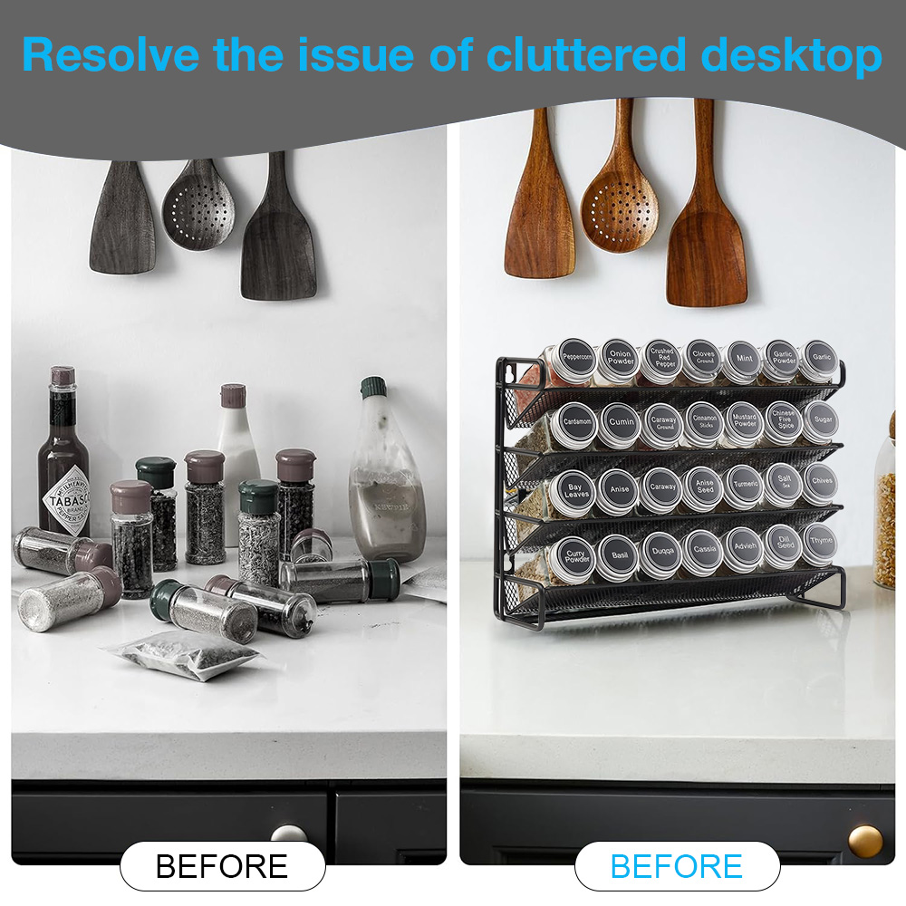 4 Tier Kitchen Spice Rack Cupb - đánh giá và giá Home Cooking Recipes