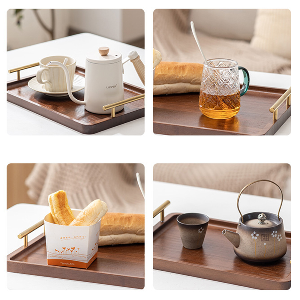 Wooden Serving Tray with Handl - đánh giá và giá Home Cooking Recipes