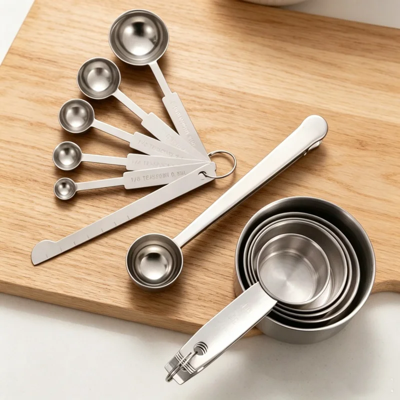 Stackable Stainless Steel Meas - đánh giá và giá Home Cooking Cookbook